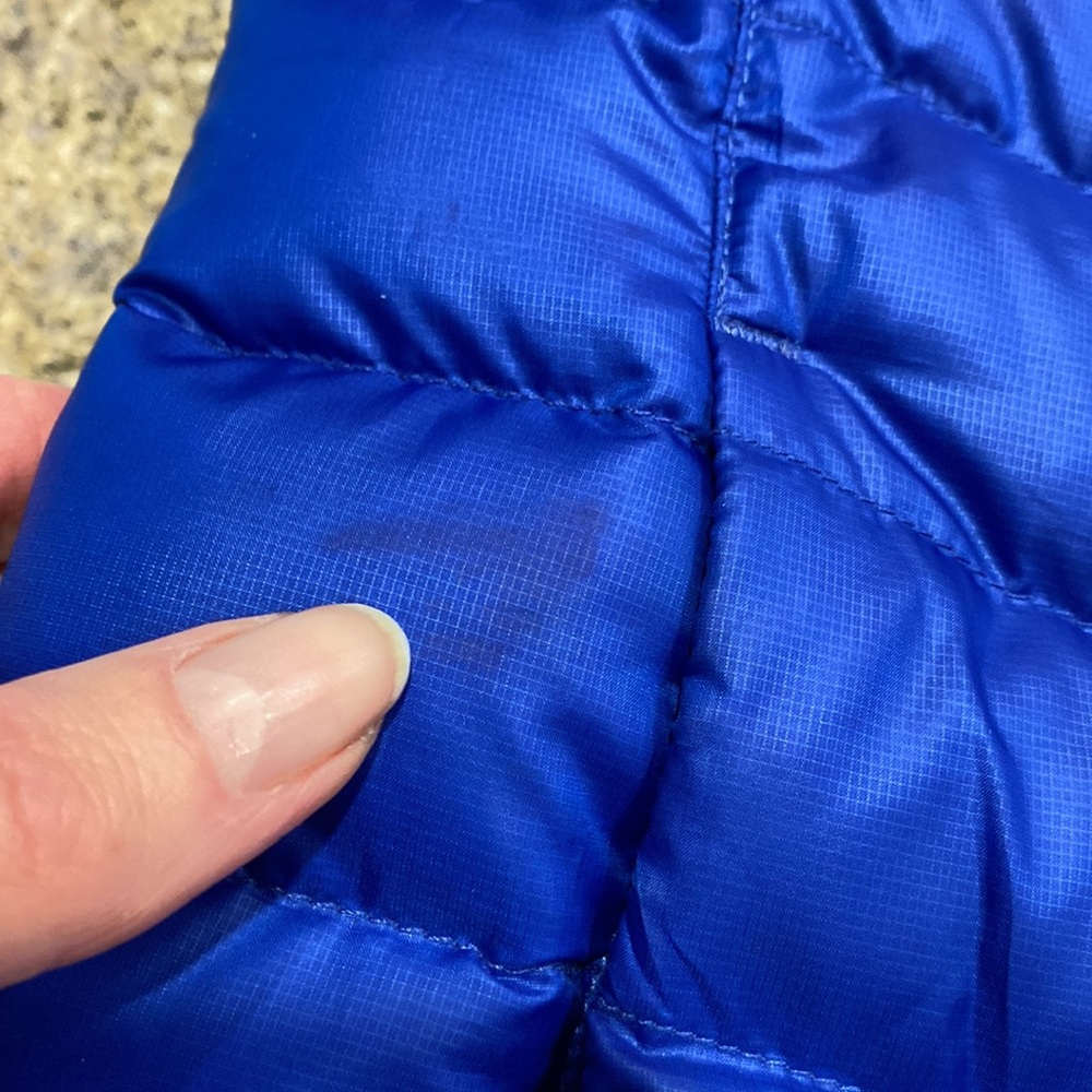 Marmot 700 Fill Duck Down Insulation Blue Puffy Puffer Vest XS - Picture 10 of 17
